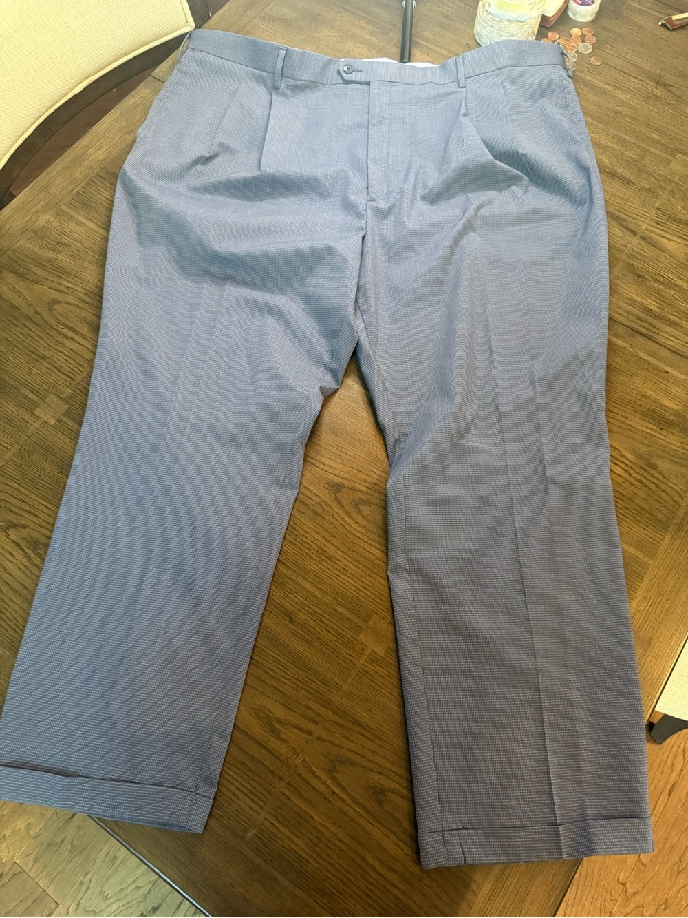 Men's Classic Light Blue Dress Pants